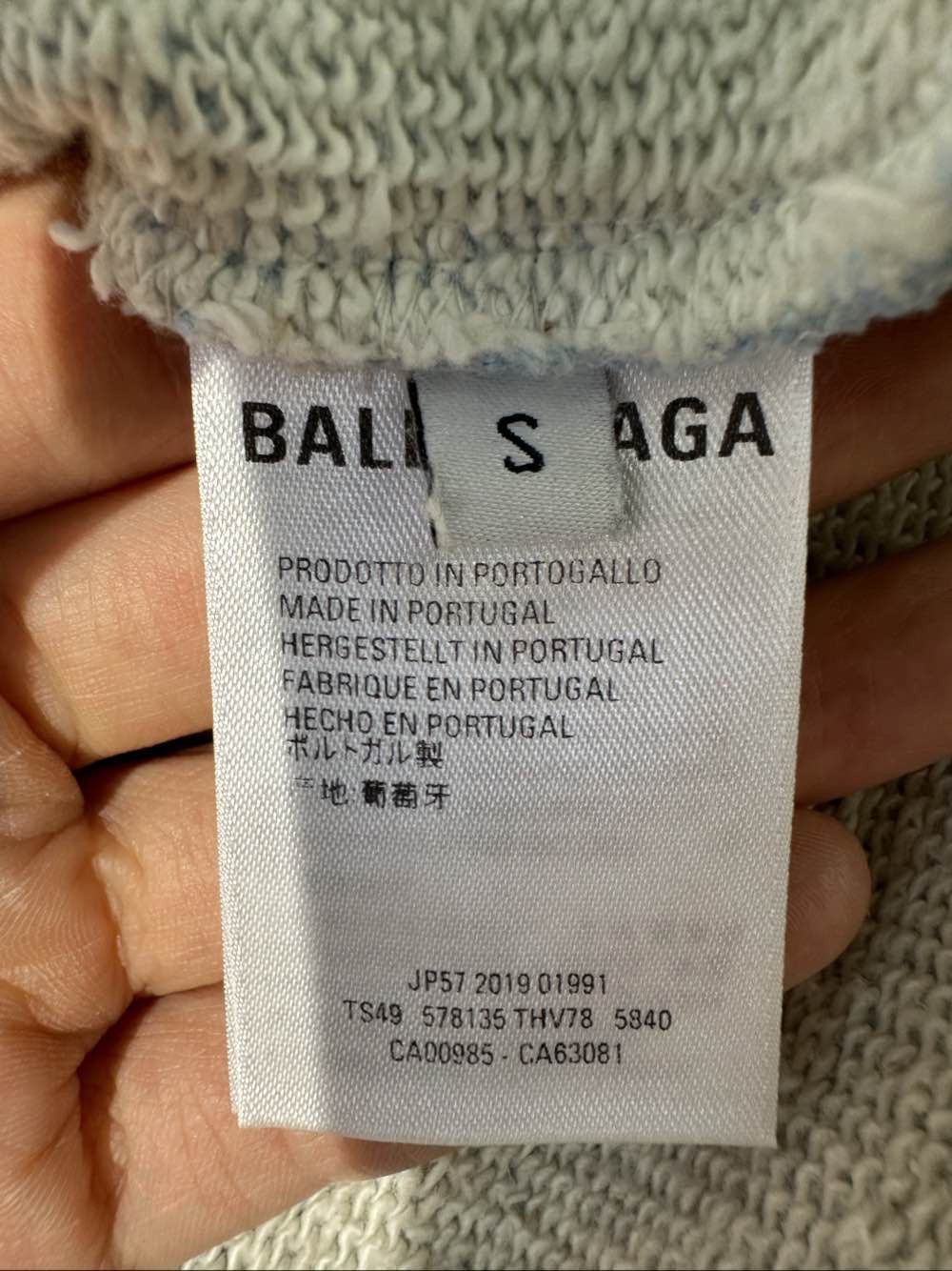 Balenciaga Balenciaga BB Logo Hoodie Blue Size S Size US S / EU 44-46 / 1 - 4 Thumbnail