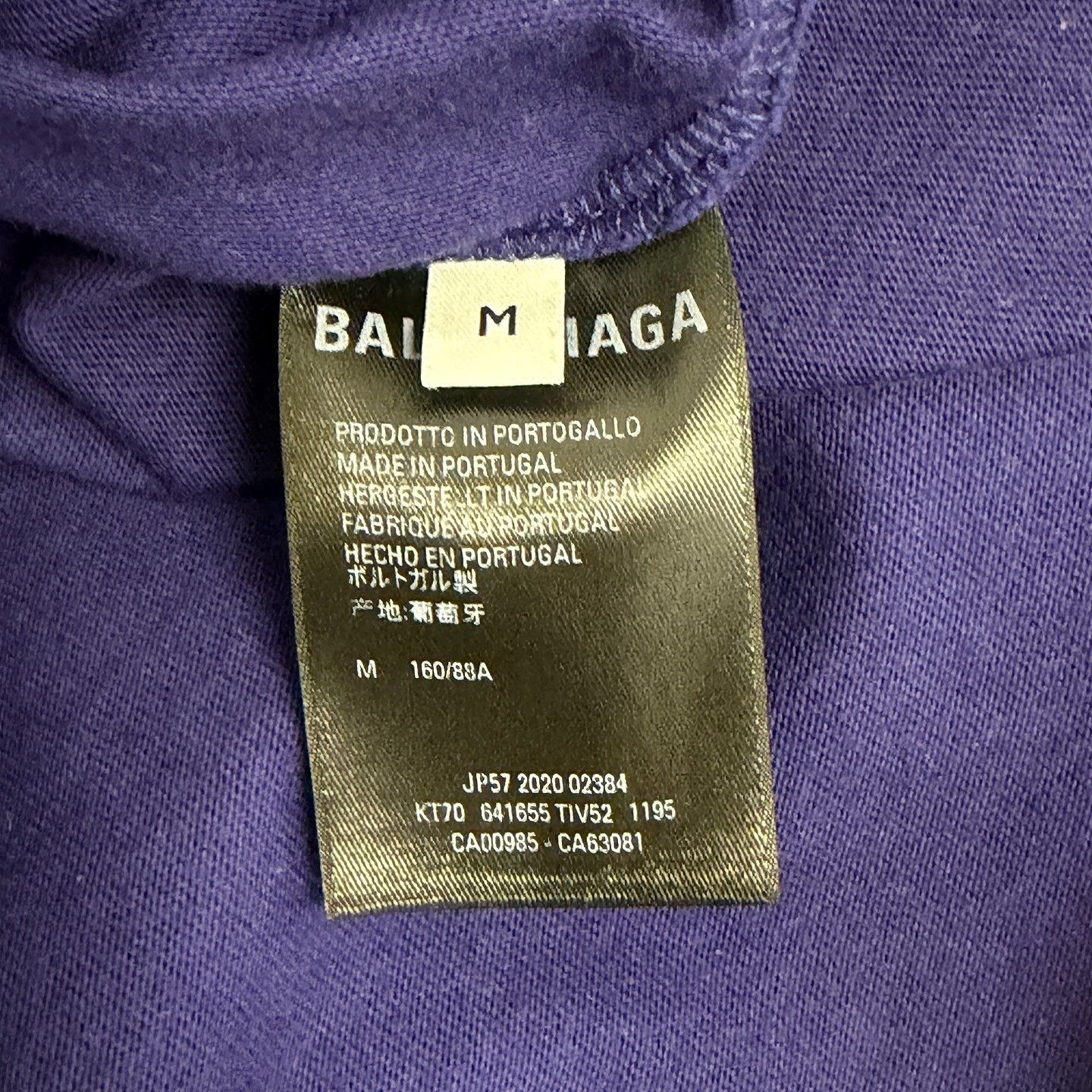 Balenciaga Balenciaga Wave Logo T-Shirt Size M Size US M / EU 48-50 / 2 - 4 Thumbnail