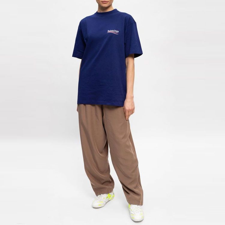 Balenciaga Balenciaga Wave Logo T-Shirt Size M Size US M / EU 48-50 / 2 - 7 Thumbnail