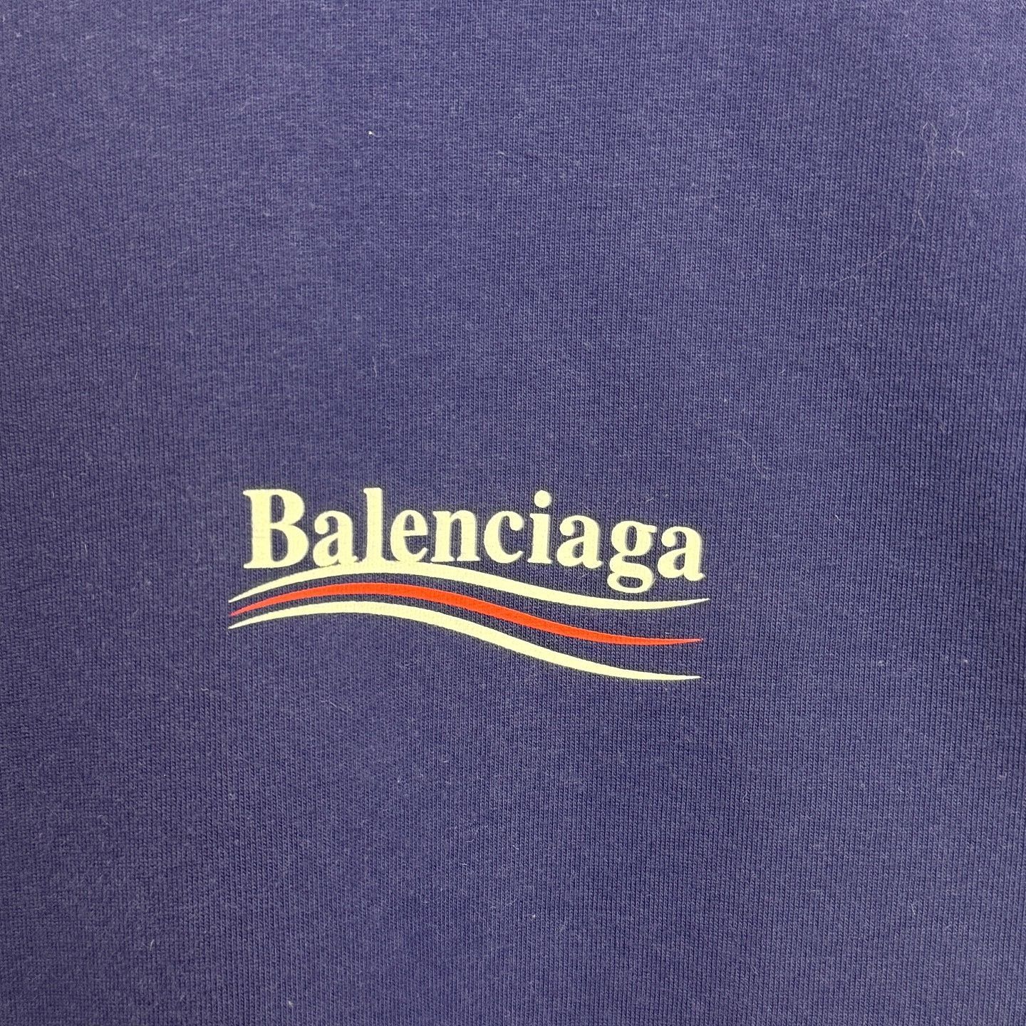 Balenciaga Balenciaga Wave Logo T-Shirt Size M Size US M / EU 48-50 / 2 - 5 Thumbnail