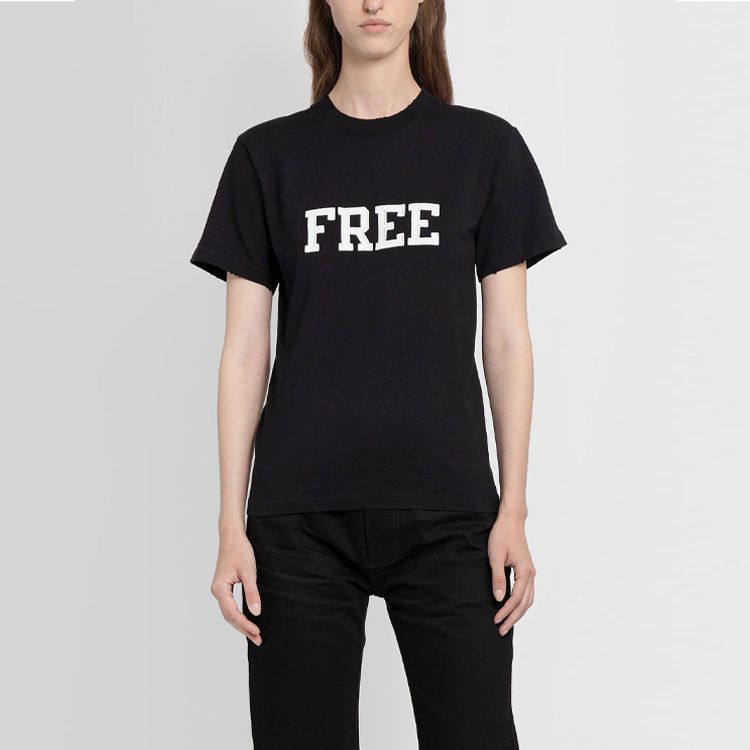 Balenciaga Balenciaga Free Print T-Shirt Black Size XS Size US XS / EU 42 / 0 - 5 Thumbnail