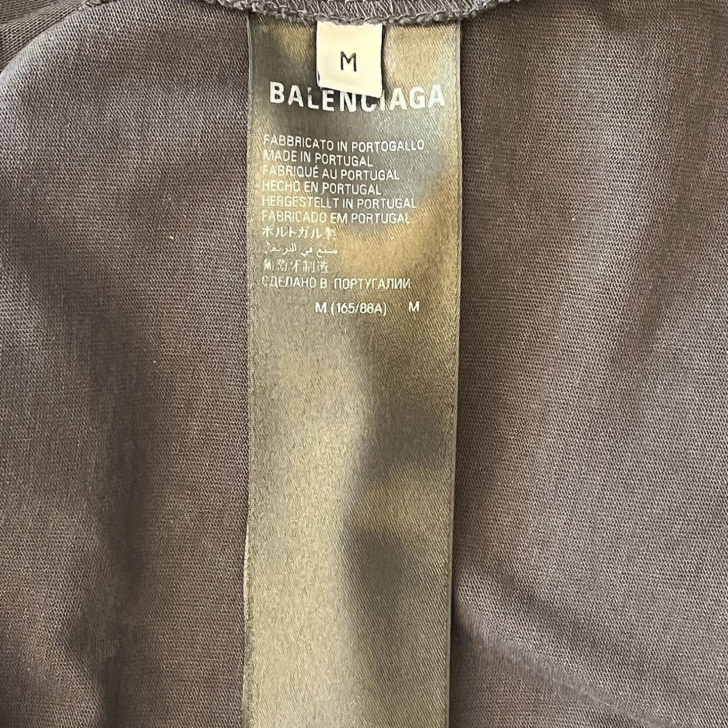 Balenciaga Balenciaga Monogram Logo T-Shirt Size M Size US M / EU 48-50 / 2 - 4 Thumbnail
