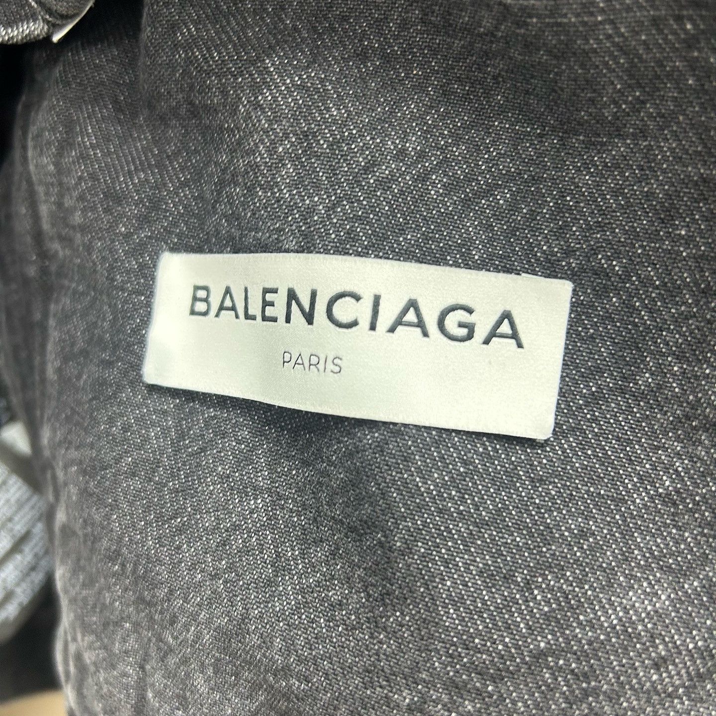 Balenciaga Balenciaga Charcoal Denim Jacket Size FR 34 Size XS / US 0-2 / IT 36-38 - 3 Thumbnail