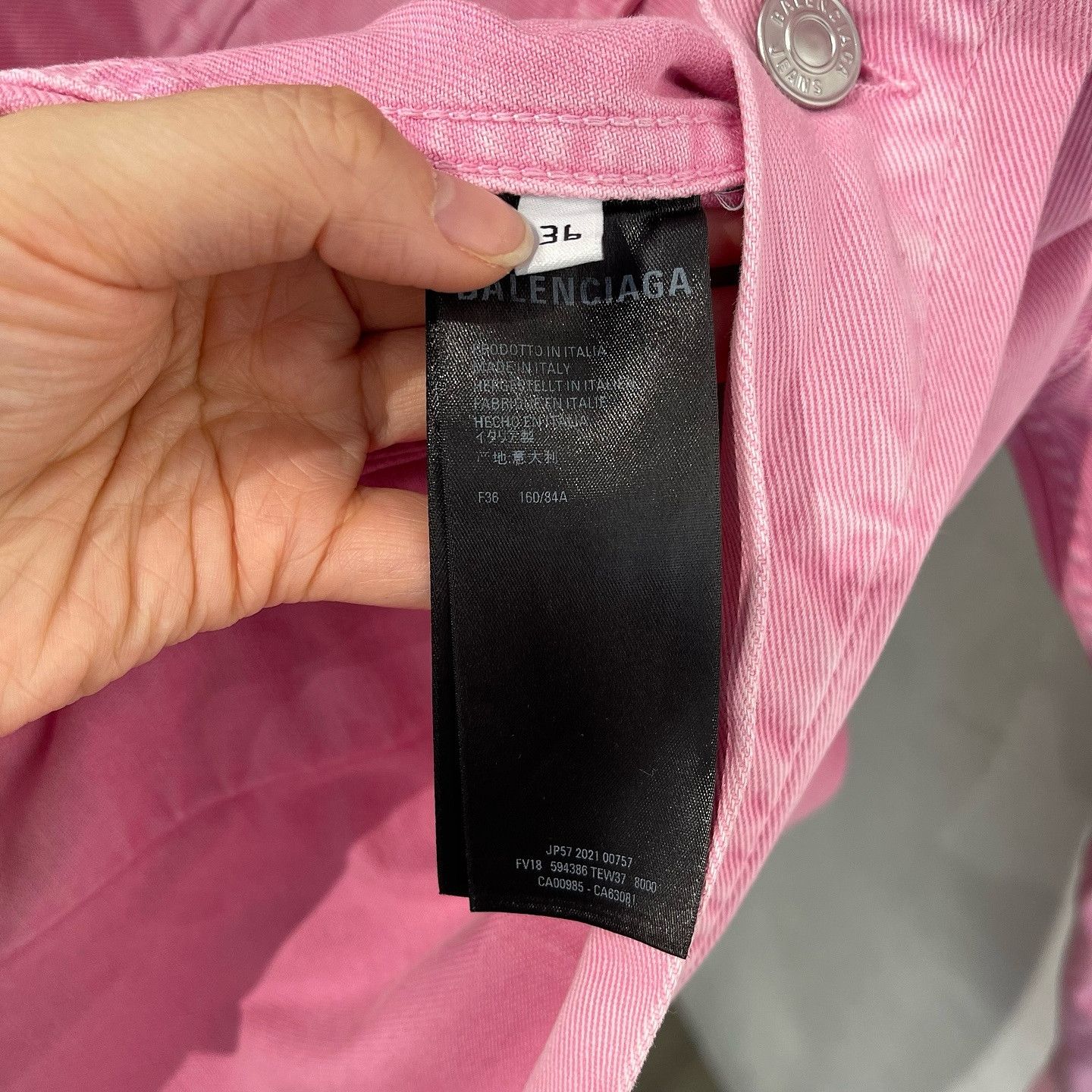 Balenciaga Balenciaga Logo Denim Jacket Size 36 Size XS / US 0-2 / IT 36-38 - 4 Thumbnail