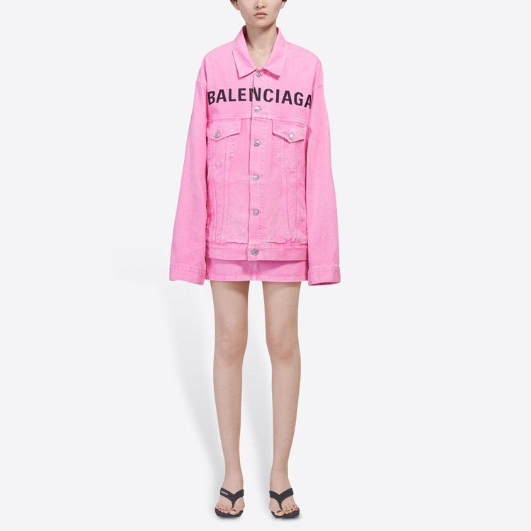 Balenciaga Balenciaga Logo Denim Jacket Size 36 Size XS / US 0-2 / IT 36-38 - 7 Thumbnail