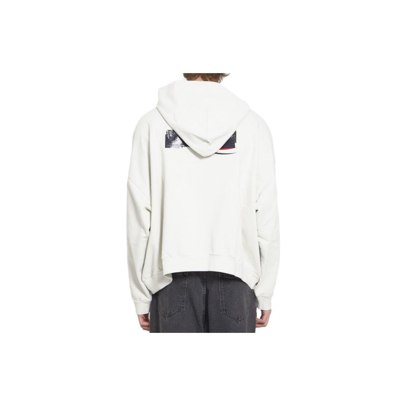 Balenciaga Balenciaga Beige Logo Print Hoodie Size L Size US L / EU 52-54 / 3 - 7 Thumbnail