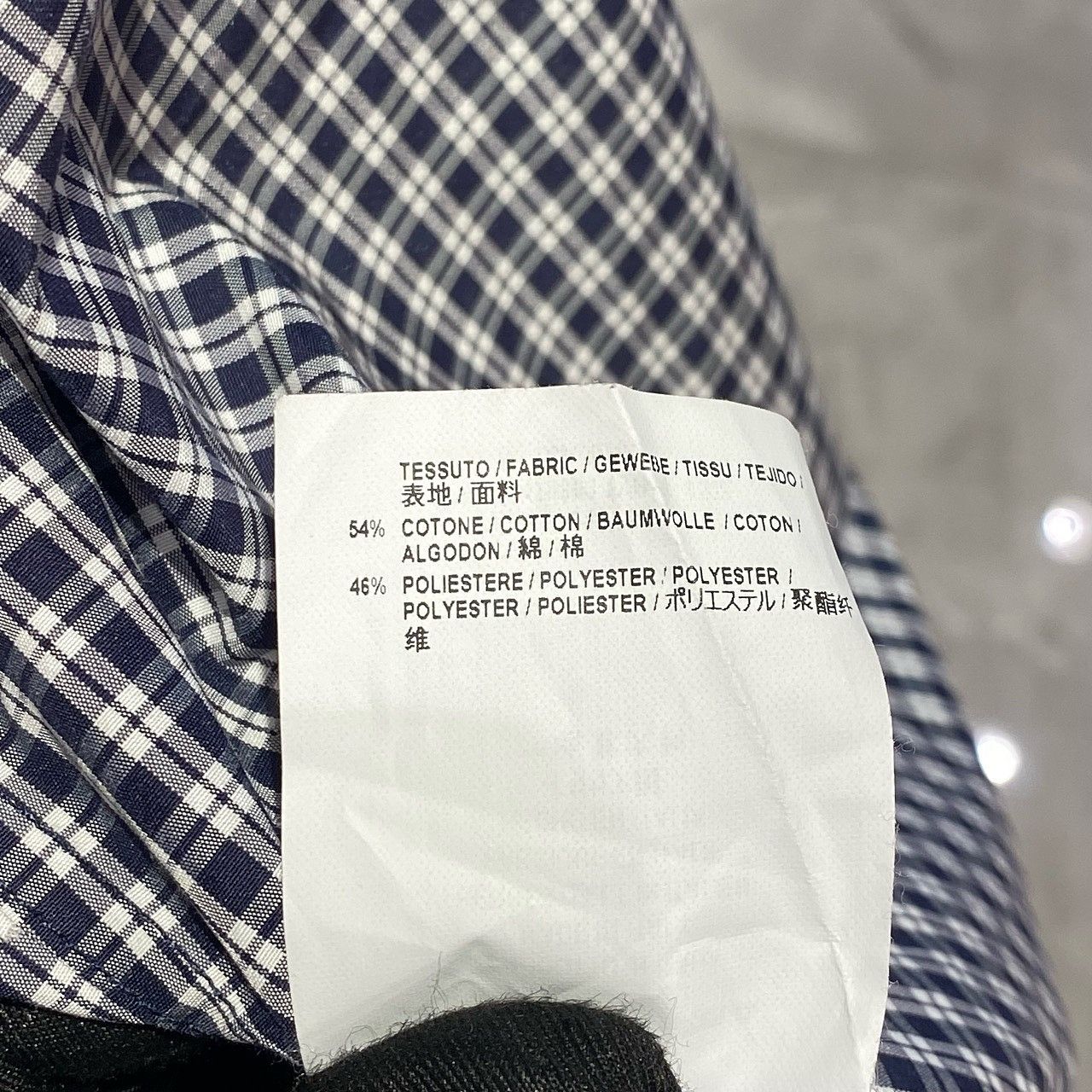 Balenciaga Balenciaga Check Button Up Shirt Size S Size US S / EU 44-46 / 1 - 4 Thumbnail