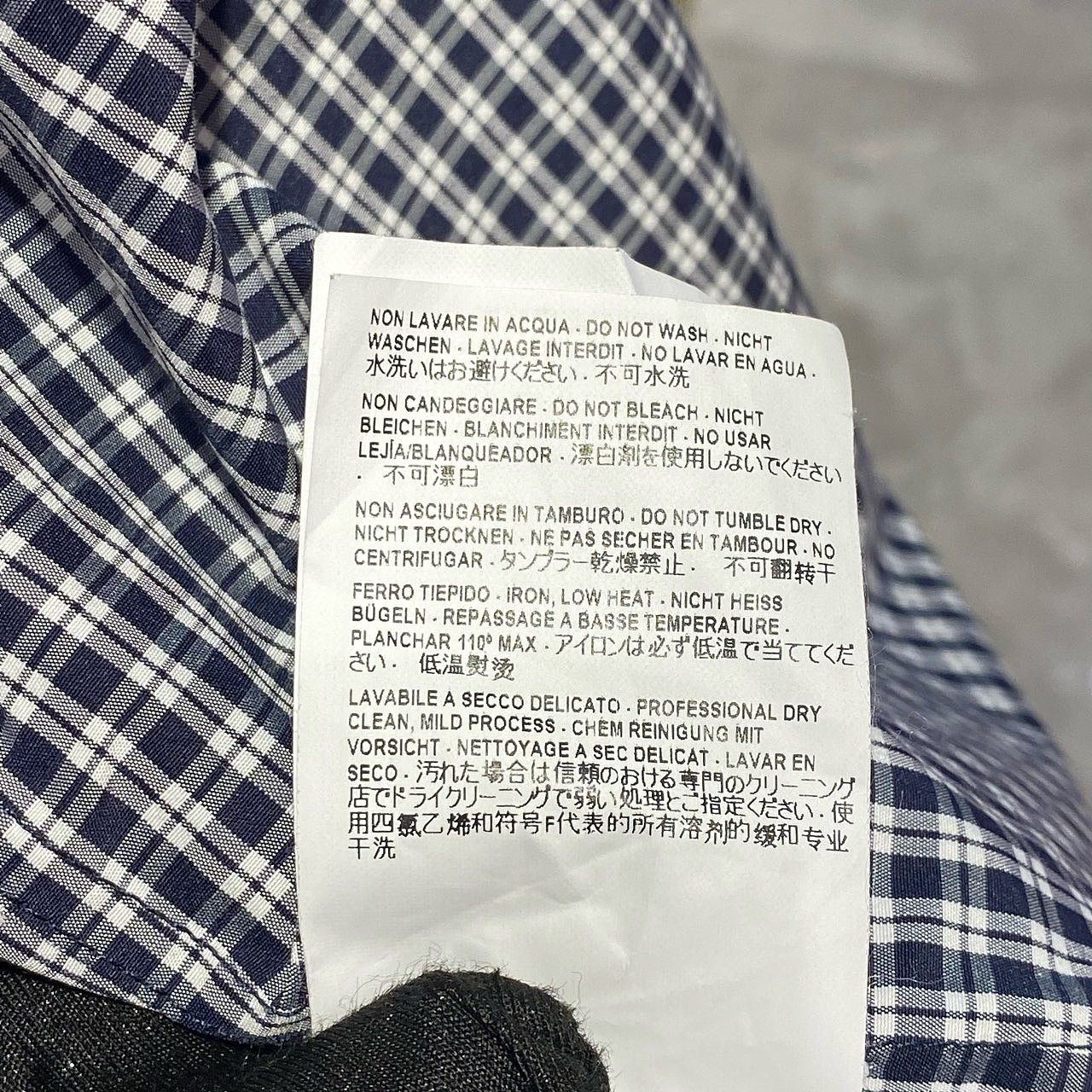 Balenciaga Balenciaga Check Button Up Shirt Size S Size US S / EU 44-46 / 1 - 7 Thumbnail