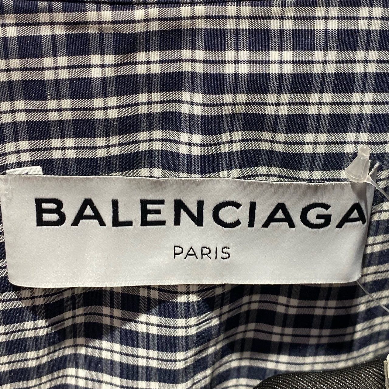 Balenciaga Balenciaga Check Button Up Shirt Size S Size US S / EU 44-46 / 1 - 3 Thumbnail
