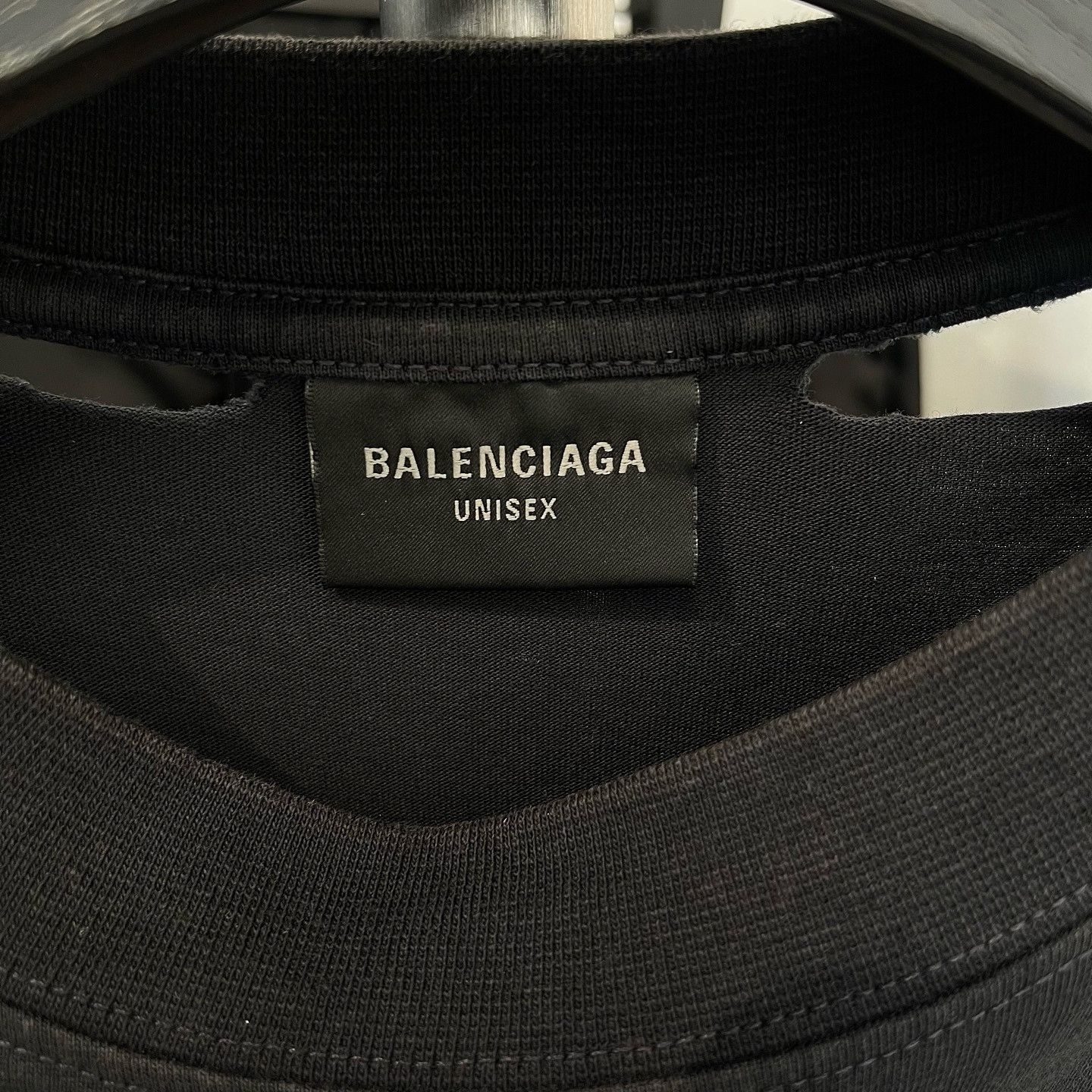 Balenciaga Balenciaga Caution Tape Graphic T-Shirt Size M Size US M / EU 48-50 / 2 - 3 Thumbnail