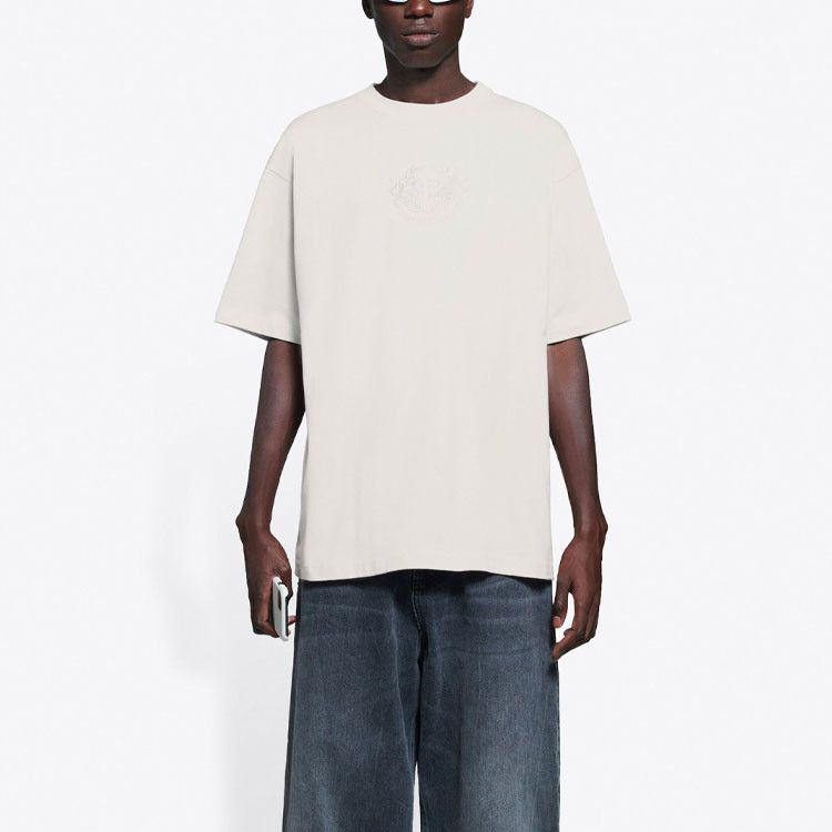 Balenciaga Balenciaga Crest Logo T-Shirt Size M Size US M / EU 48-50 / 2 - 6 Thumbnail