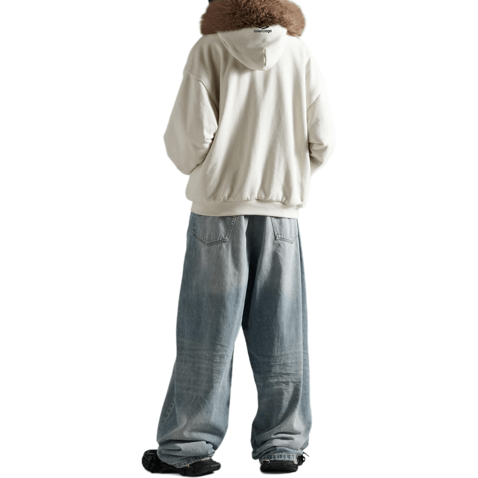 Balenciaga Balenciaga Skiwear Fur Trim Zip-Up Hoodie Size L Size L / US 10 / IT 46 - 10 Thumbnail