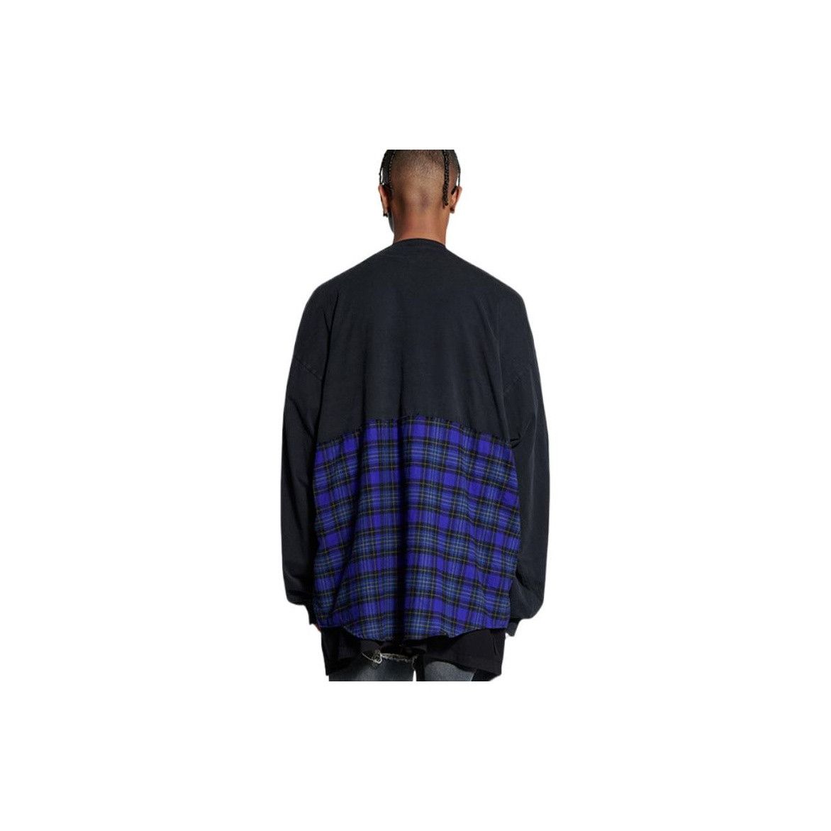 Balenciaga Balenciaga Plaid Spliced Long Sleeve Shirt US S Size US S / EU 44-46 / 1 - 8 Thumbnail