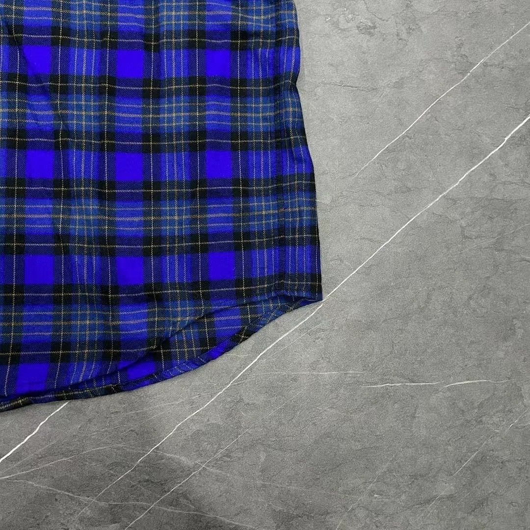 Balenciaga Balenciaga Plaid Spliced Long Sleeve Shirt US S Size US S / EU 44-46 / 1 - 5 Thumbnail