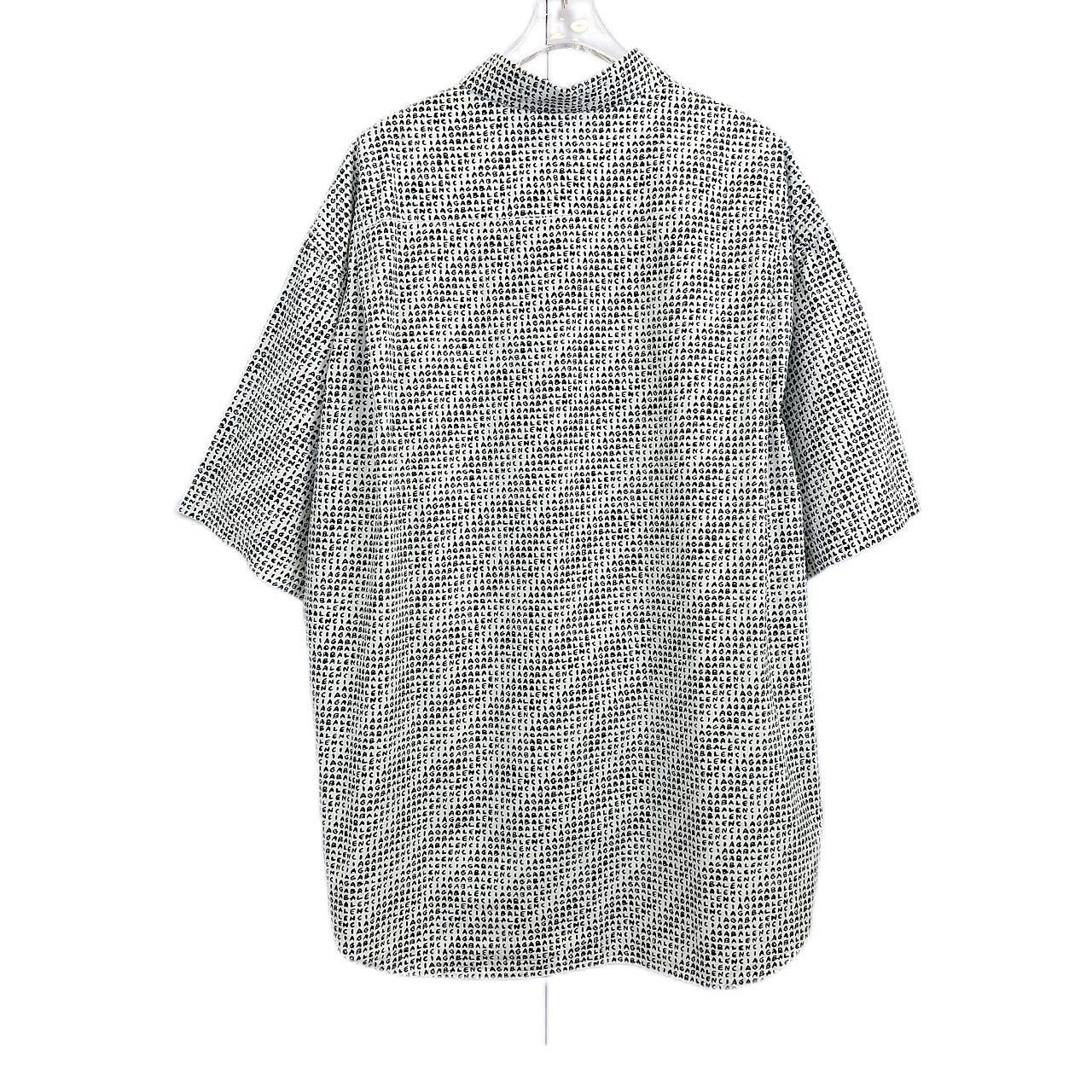 Balenciaga Balenciaga All Over Logo Short Sleeve Shirt Size S Size US S / EU 44-46 / 1 - 2 Thumbnail