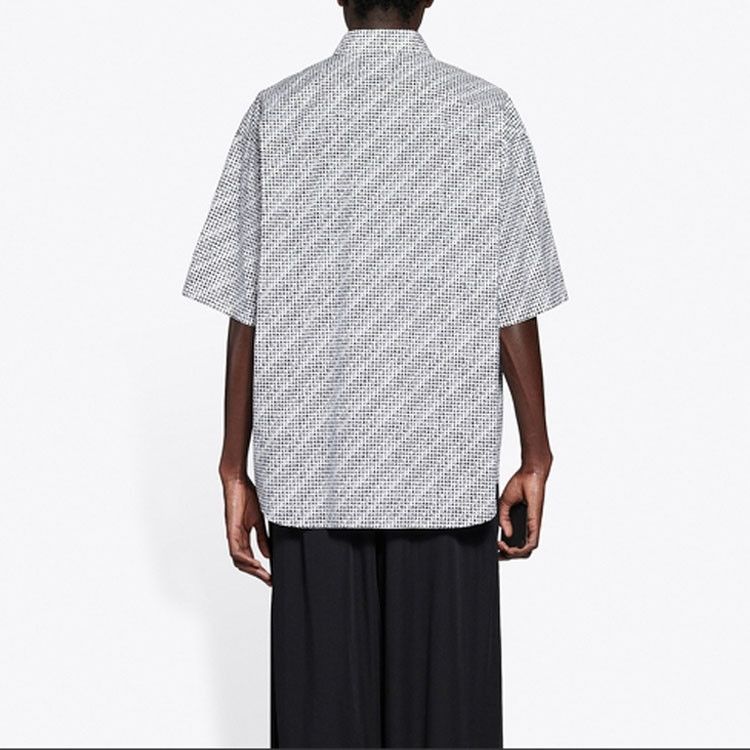 Balenciaga Balenciaga All Over Logo Short Sleeve Shirt Size S Size US S / EU 44-46 / 1 - 10 Thumbnail