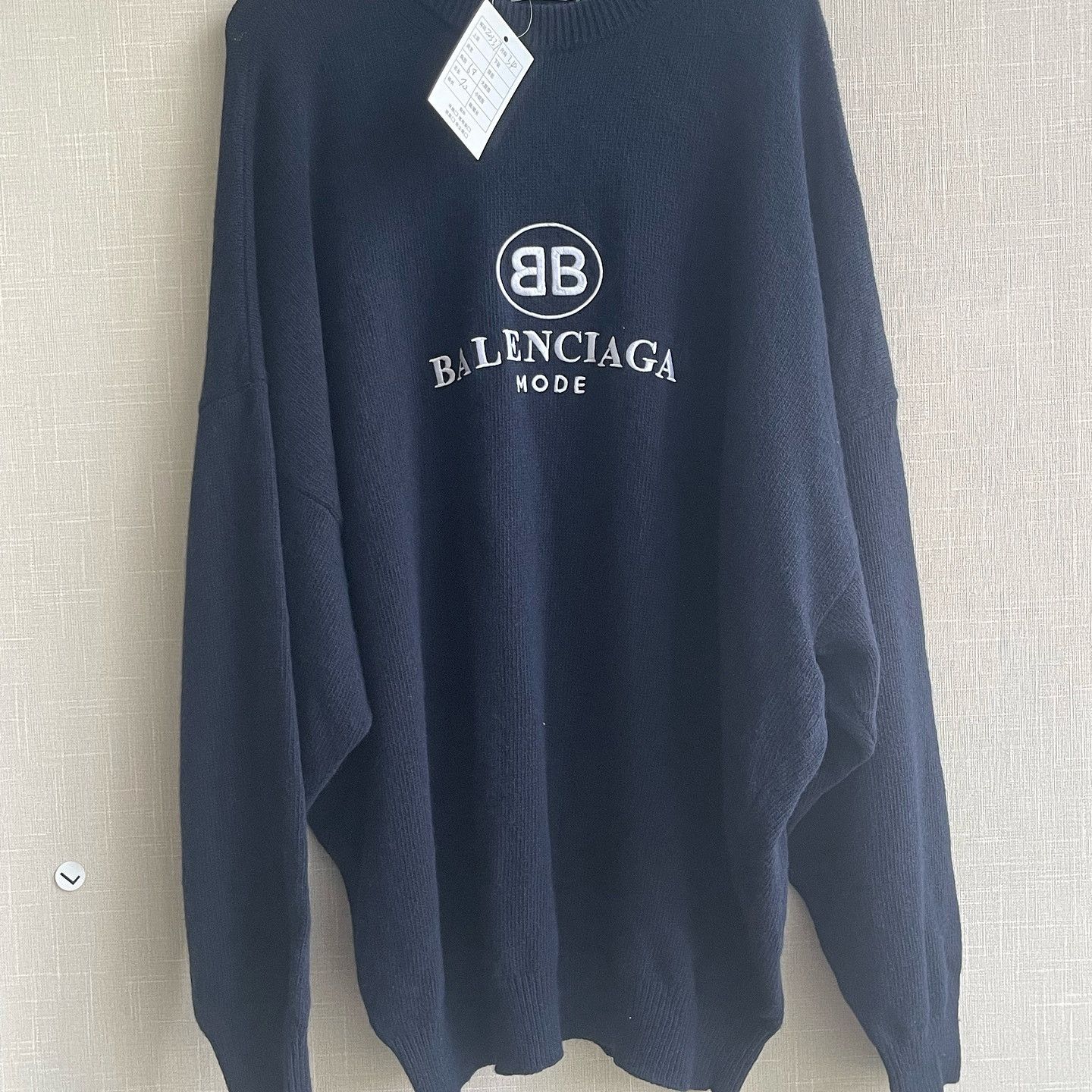 Balenciaga Balenciaga Mode Logo Cashmere Blend Sweater Size 34 Size XXS / US 00 / IT 34 - 6 Thumbnail