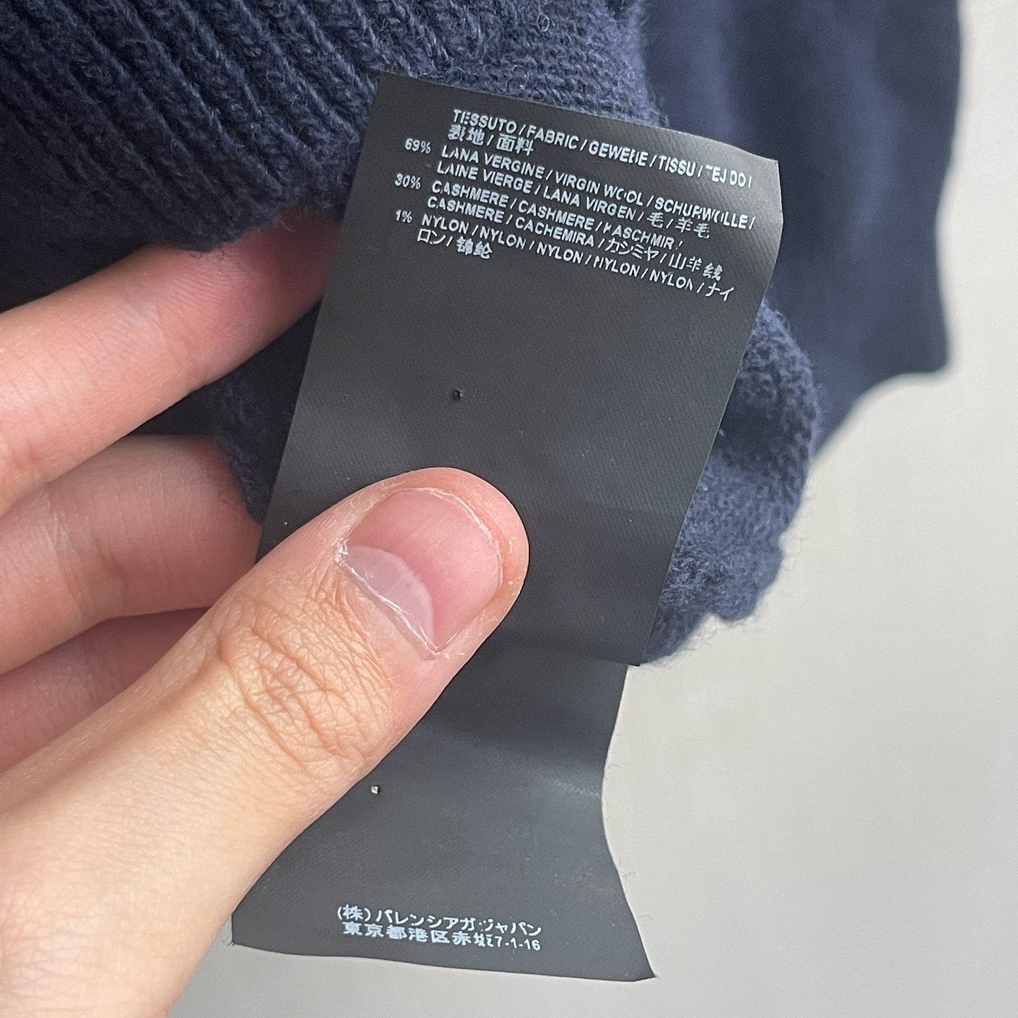 Balenciaga Balenciaga Mode Logo Cashmere Blend Sweater Size 34 Size XXS / US 00 / IT 34 - 5 Thumbnail