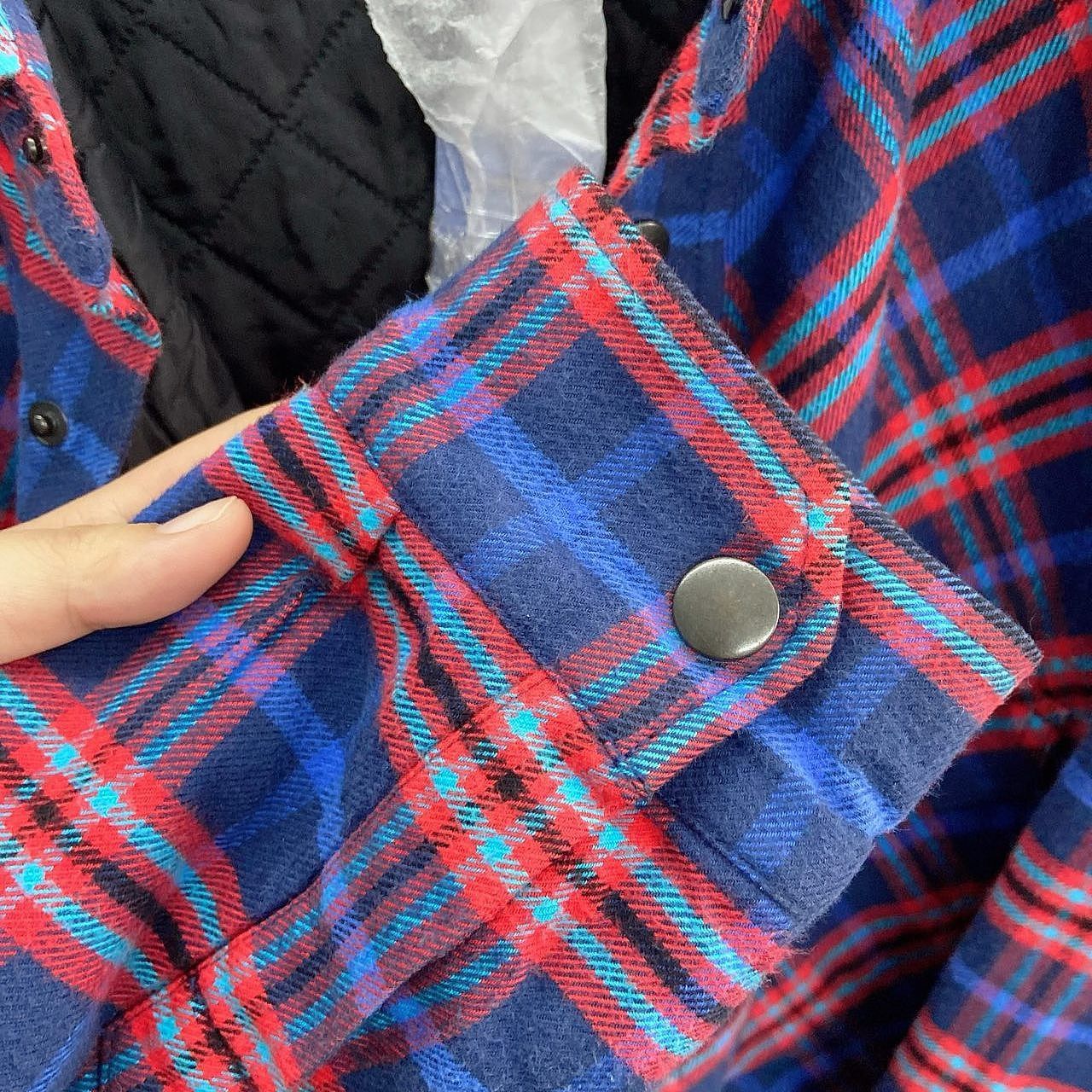 Balenciaga Balenciaga Plaid Quilted Jacket Size 34 Size XS / US 0-2 / IT 36-38 - 6 Thumbnail