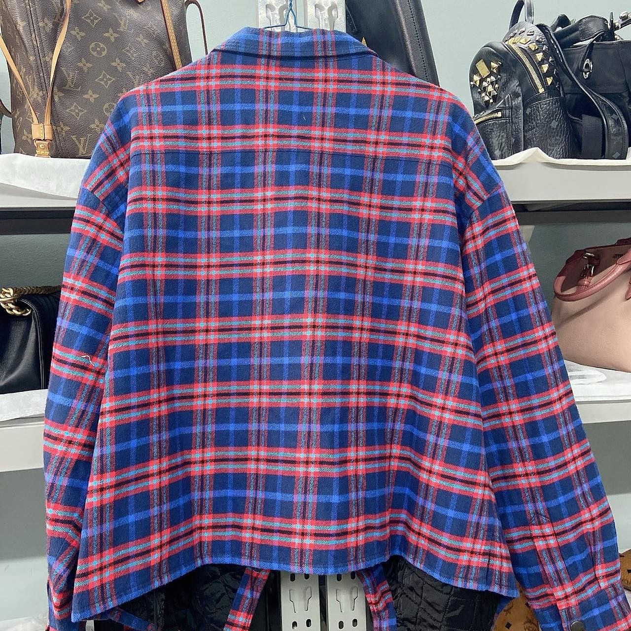 Balenciaga Balenciaga Plaid Quilted Jacket Size 34 Size XS / US 0-2 / IT 36-38 - 2 Thumbnail