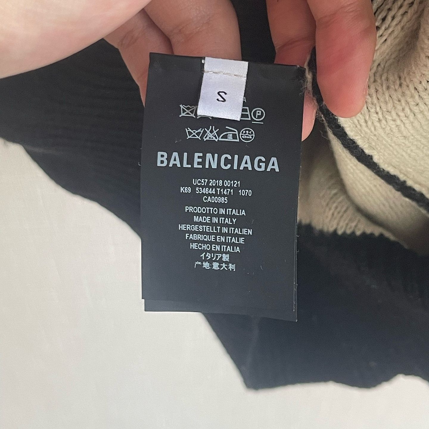 Balenciaga Balenciaga Logo Knit Sweater Size S Size US S / EU 44-46 / 1 - 4 Thumbnail