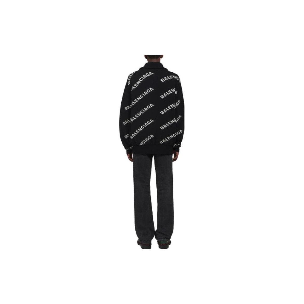 Balenciaga Balenciaga Logo Knit Sweater Size S Size US S / EU 44-46 / 1 - 8 Thumbnail
