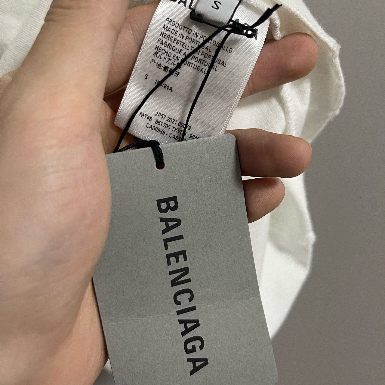 Balenciaga Balenciaga Blurry Logo T-Shirt Size S Size US S / EU 44-46 / 1 - 4 Thumbnail