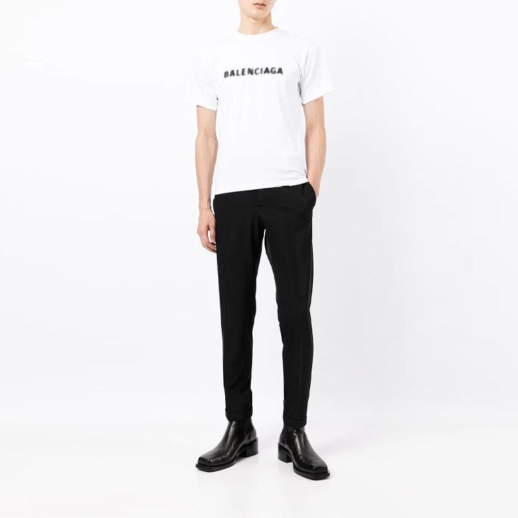 Balenciaga Balenciaga Blurry Logo T-Shirt Size S Size US S / EU 44-46 / 1 - 6 Thumbnail