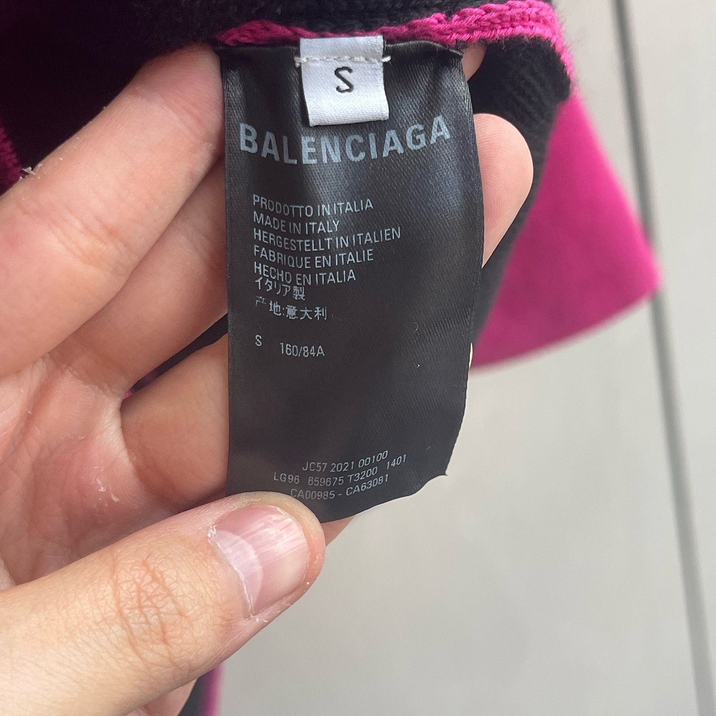 Balenciaga Balenciaga Logo Jacquard Cardigan Pink Size S Size S / US 4 / IT 40 - 4 Thumbnail