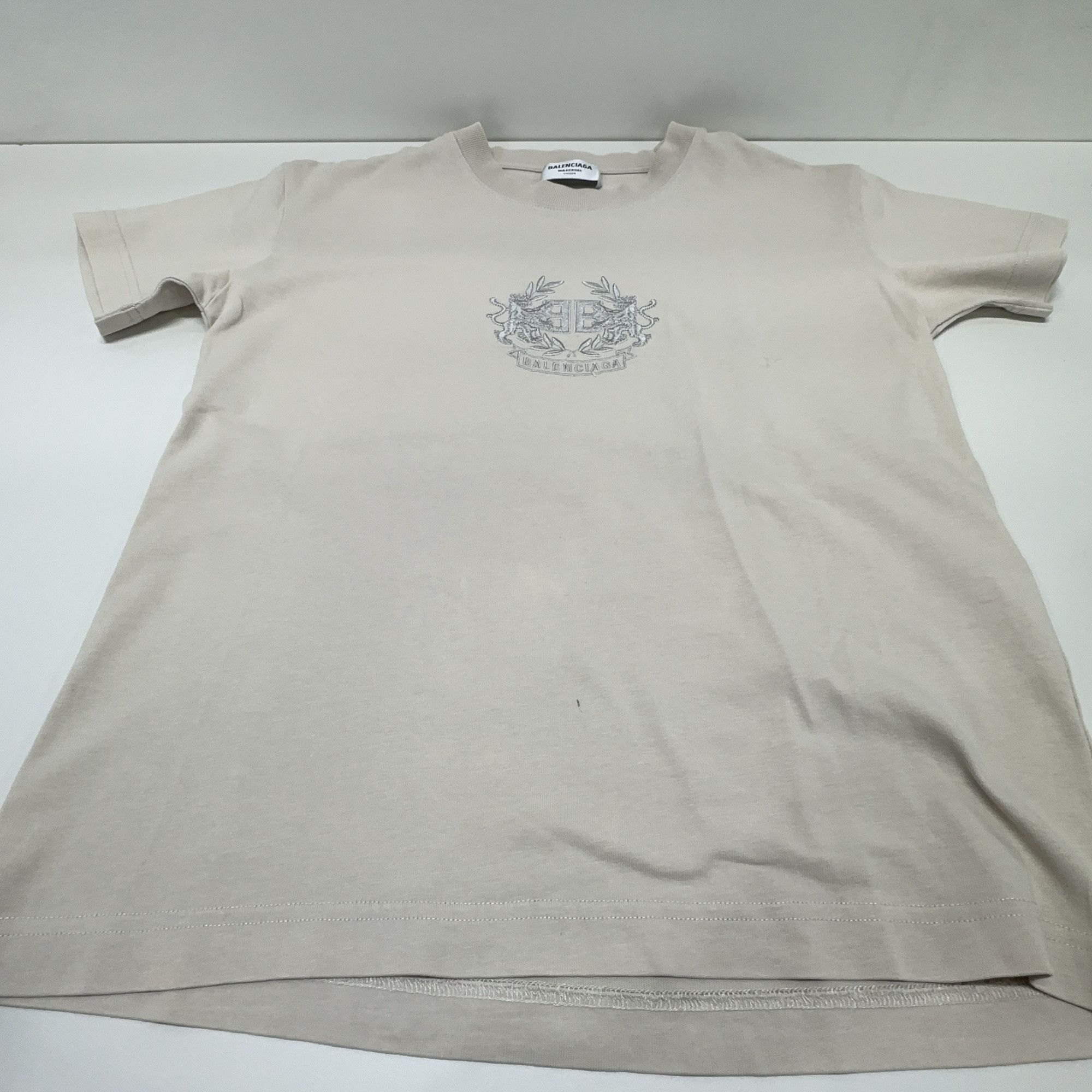 Balenciaga Balenciaga Crest Embroidery T-Shirt Size S Size US S / EU 44-46 / 1 - 5 Thumbnail
