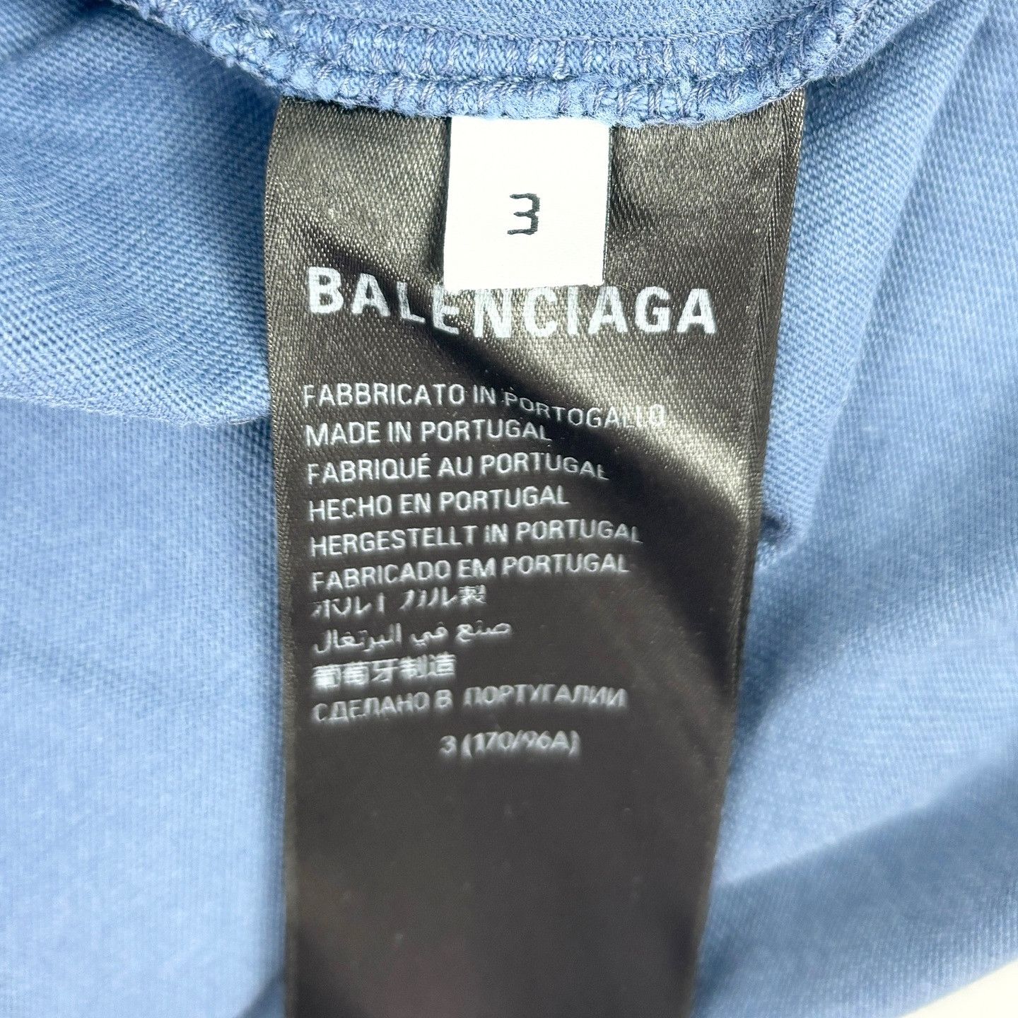 Balenciaga Balenciaga Logo Print T-Shirt Size L Size US L / EU 52-54 / 3 - 4 Thumbnail