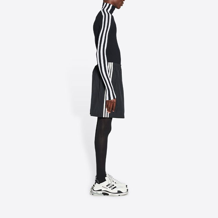 Balenciaga Balenciaga x Adidas Logo Stripe Shorts Size 34 Size US 34 / EU 50 - 8 Thumbnail