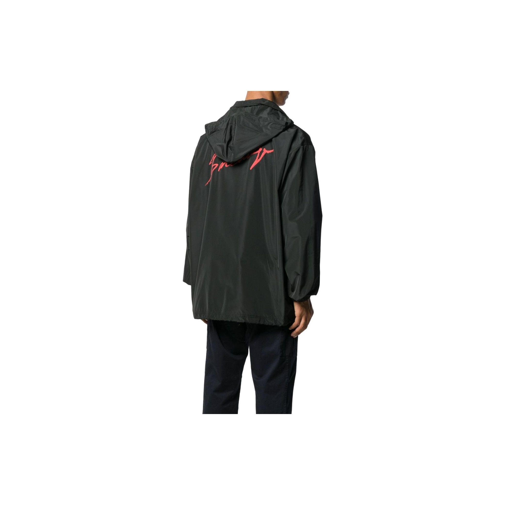 Balenciaga Balenciaga Logo Hooded Jacket Size 44 Size US S / EU 44-46 / 1 - 9 Thumbnail