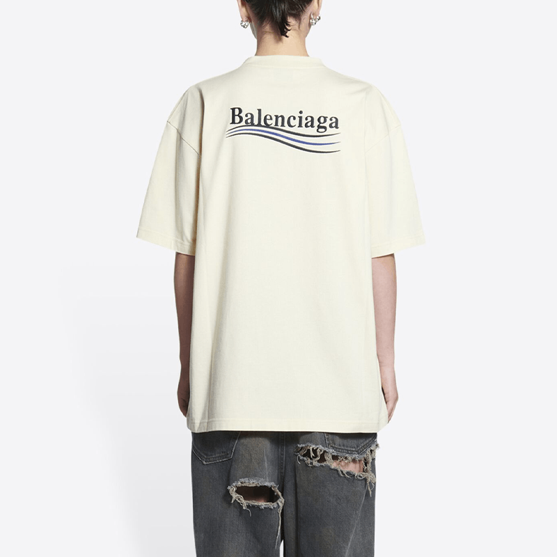 Balenciaga Balenciaga Political Campaign Logo T-Shirt Size XS Size XS / US 0-2 / IT 36-38 - 8 Thumbnail