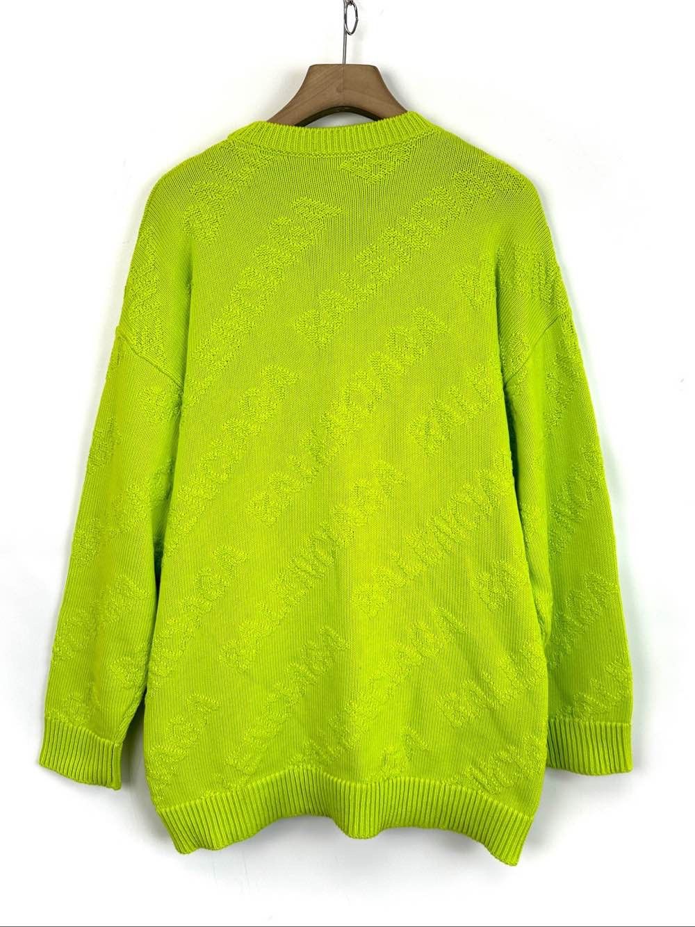 Balenciaga Balenciaga Logo Jacquard Sweater Size XS Size XS / US 0-2 / IT 36-38 - 2 Thumbnail