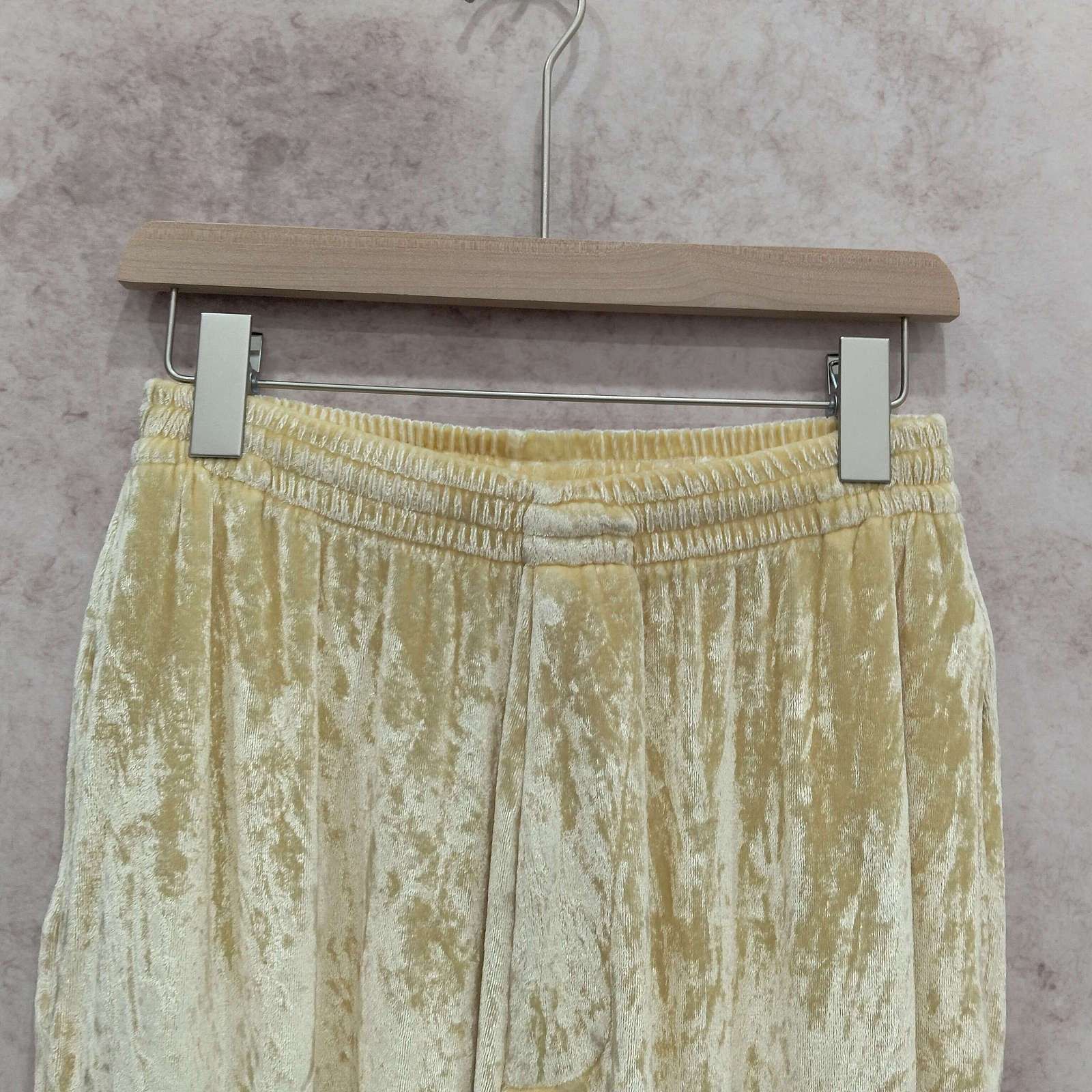 Balenciaga Balenciaga Crushed Velvet Pants Yellow Size XS Size 25" / US 0 / IT 36 - 6 Thumbnail