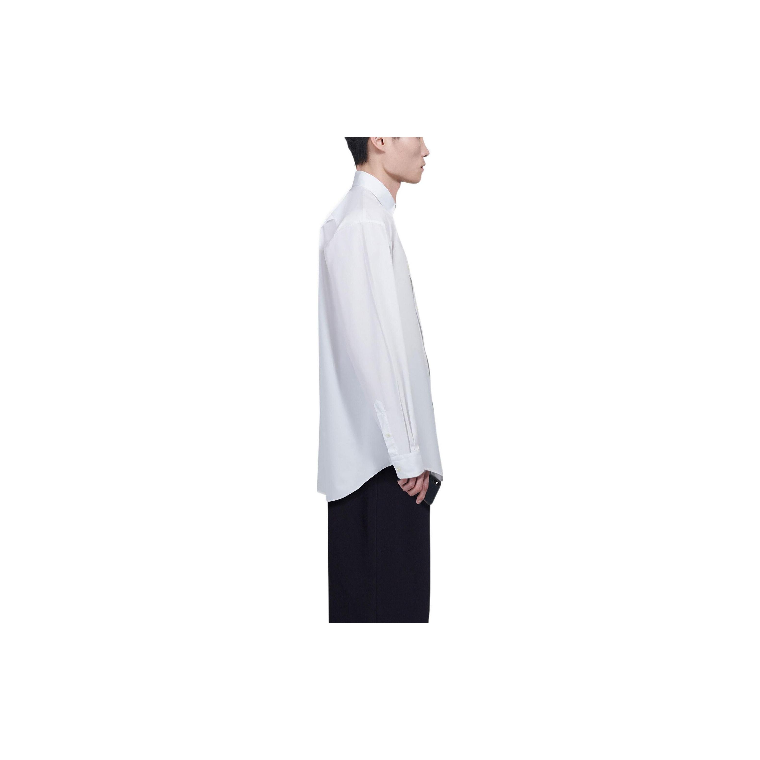 Balenciaga Balenciaga Logo Embroidered Cotton Shirt Size 38 Size US S / EU 44-46 / 1 - 10 Thumbnail