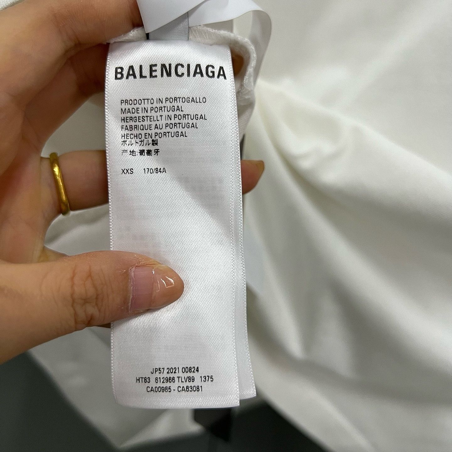 Balenciaga Balenciaga Est. 1917 Logo T-Shirt Size XXS Size US XXS / EU 40 - 4 Thumbnail