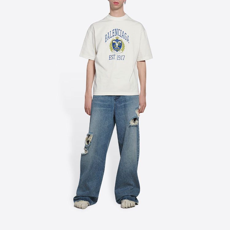 Balenciaga Balenciaga Est. 1917 Logo T-Shirt Size XXS Size US XXS / EU 40 - 6 Thumbnail