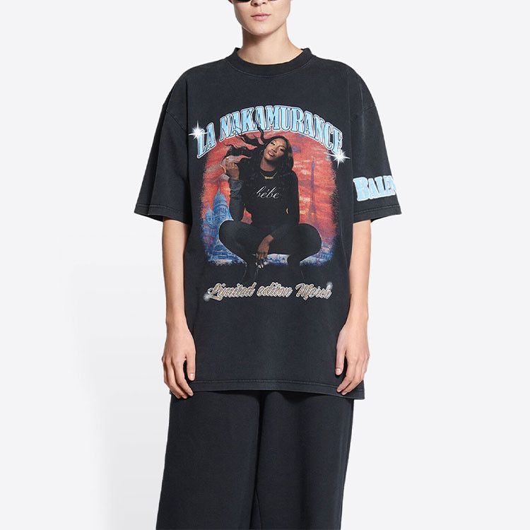 Balenciaga Balenciaga La Nakamurance Graphic T-Shirt XS Size US XS / EU 42 / 0 - 7 Thumbnail