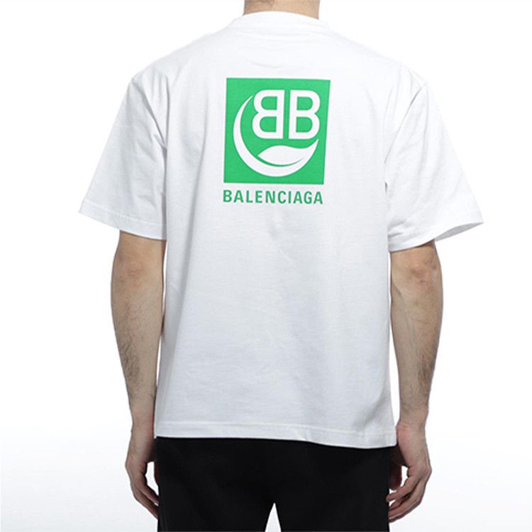 Balenciaga Balenciaga Green Logo T-Shirt Size XS Size US XS / EU 42 / 0 - 9 Thumbnail