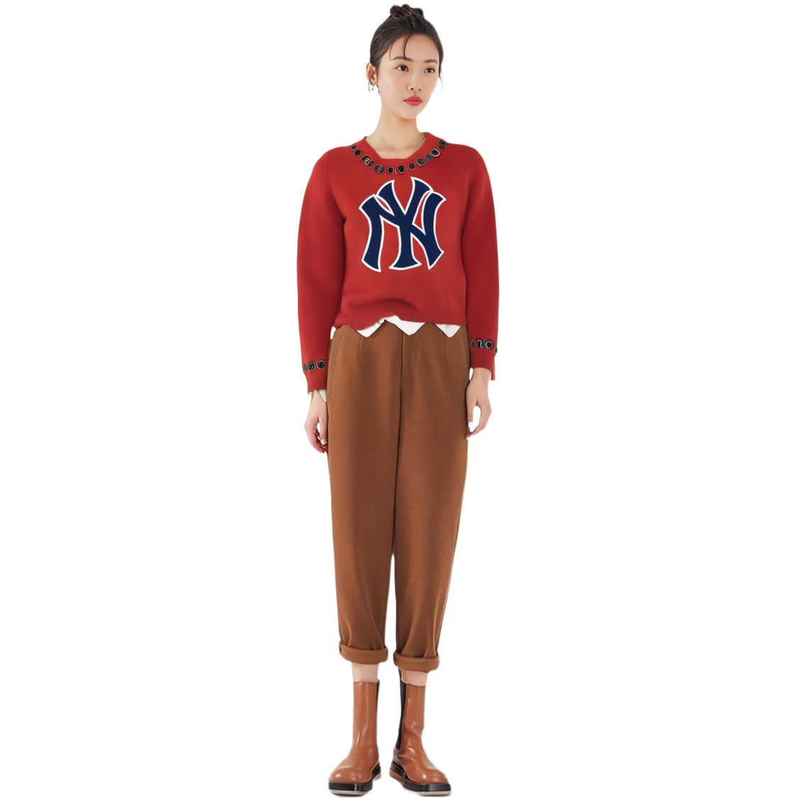 Gucci Gucci NY Yankees Embellished Sweater Size S Size S / US 4 / IT 40 - 8 Thumbnail