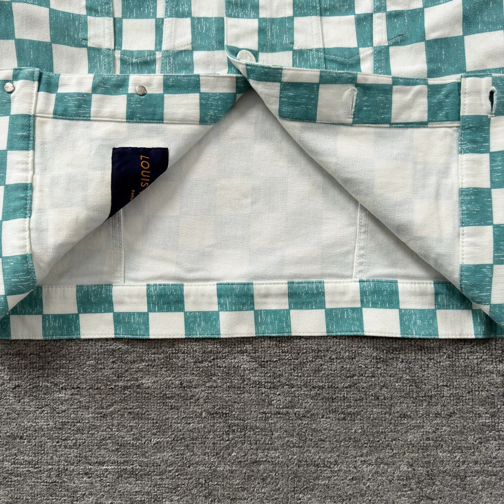 Louis Vuitton Louis Vuitton Damier Denim Jacket 46 Size US S / EU 44-46 / 1 - 6 Thumbnail