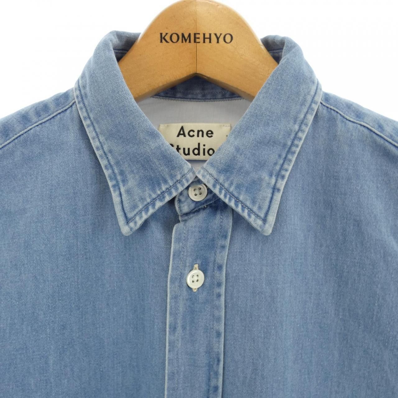Acne Studios Acne Studios Acne Studios ISHERWOOD DENSH short sleeve shirt Textile Dress Shirt ISHERWOODDENSH DUTY FREE for USA Size ONE SIZE - 5 Thumbnail