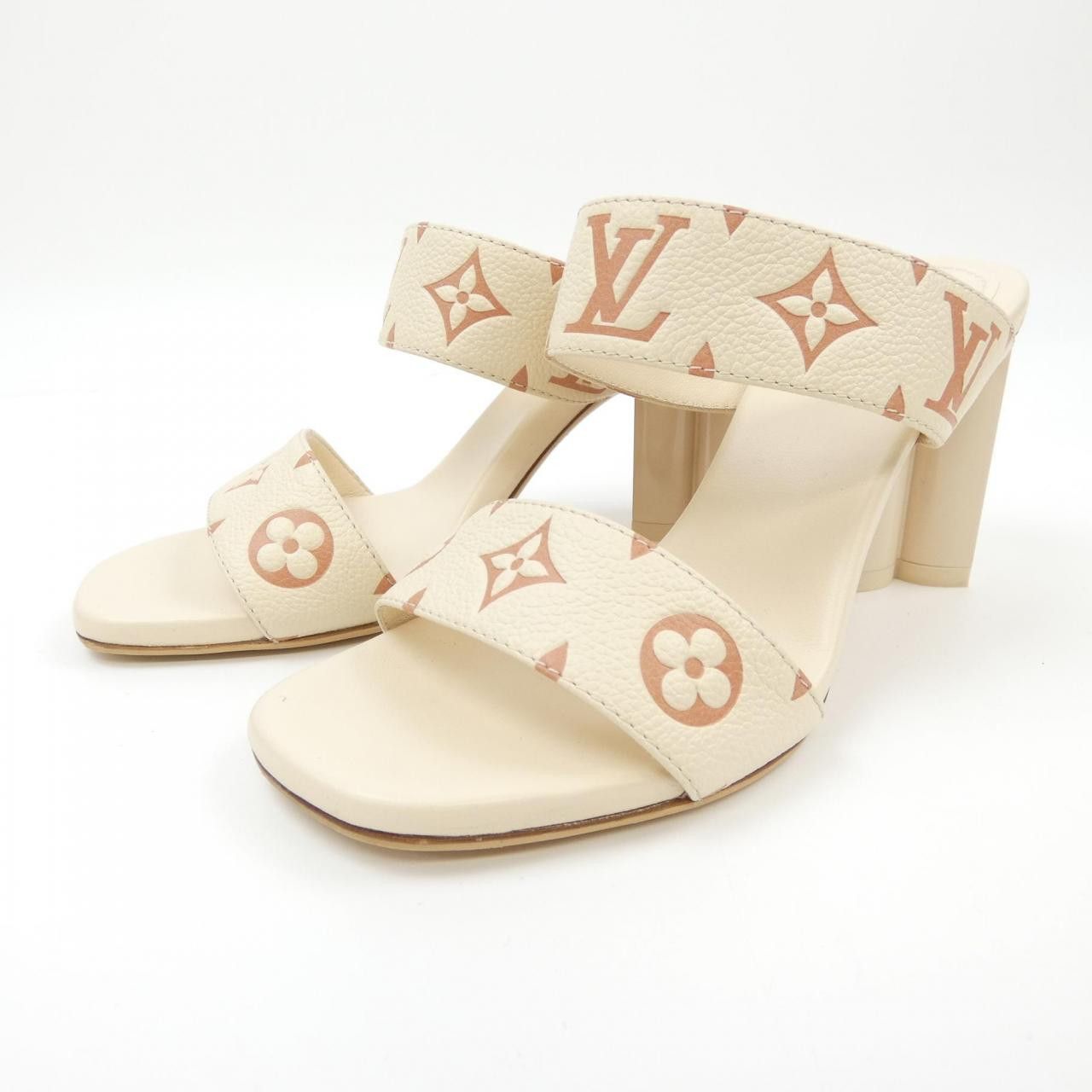 Louis Vuitton Louis Vuitton Louis Vuitton Silhouette Line Sandals Leather Shoes DUTY FREE for USA Size ONE SIZE - 3 Thumbnail