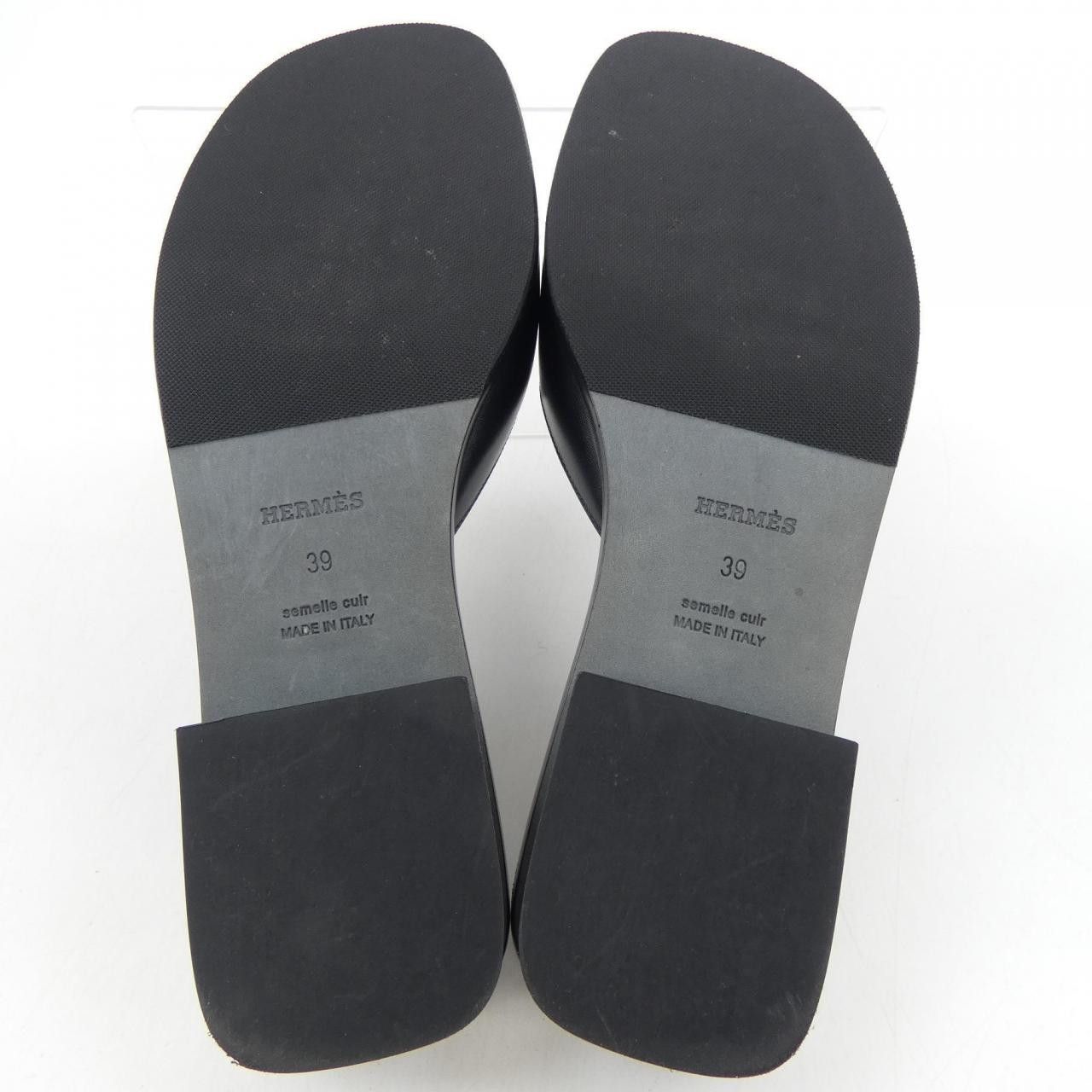 Hermes Hermes Hermes Isle Glennan Calf Sandals Leather Shoes DUTY FREE for USA Size ONE SIZE - 4 Thumbnail