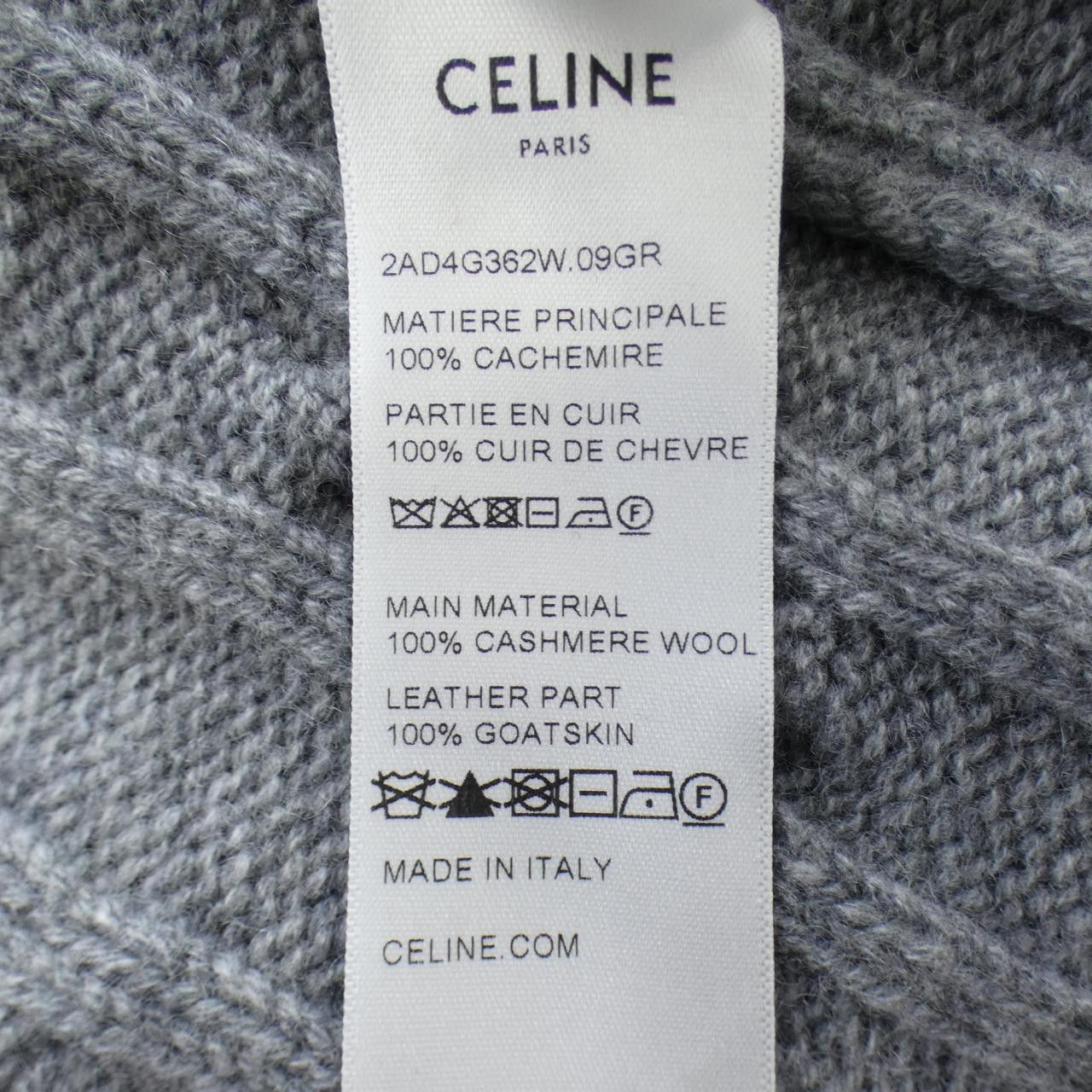 Celine Celine CELINE Triomphe Cashmere Sweater Textile Tops 2AD4G362W DUTY FREE for USA Size ONE SIZE - 3 Thumbnail