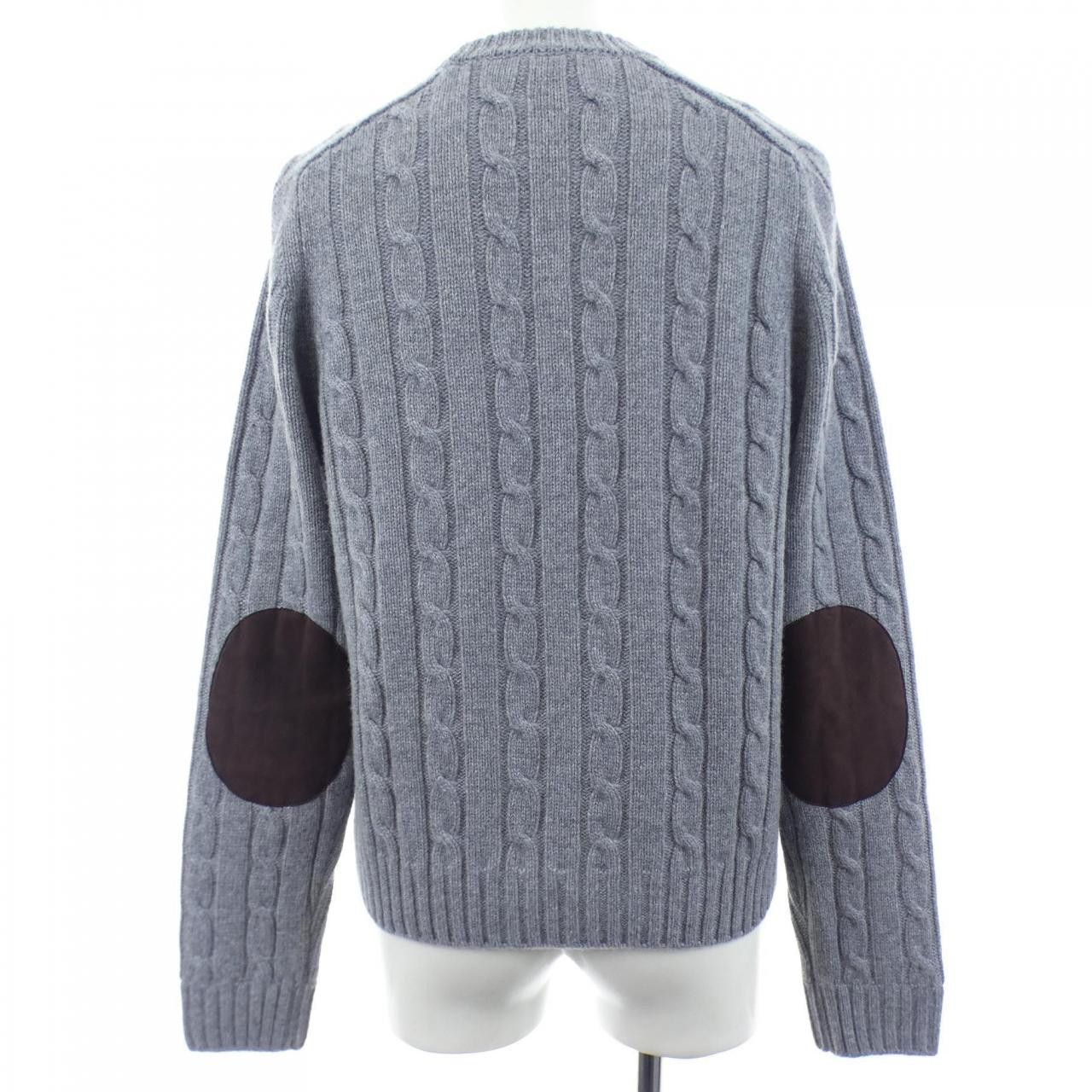 Celine Celine CELINE Triomphe Cashmere Sweater Textile Tops 2AD4G362W DUTY FREE for USA Size ONE SIZE - 2 Thumbnail