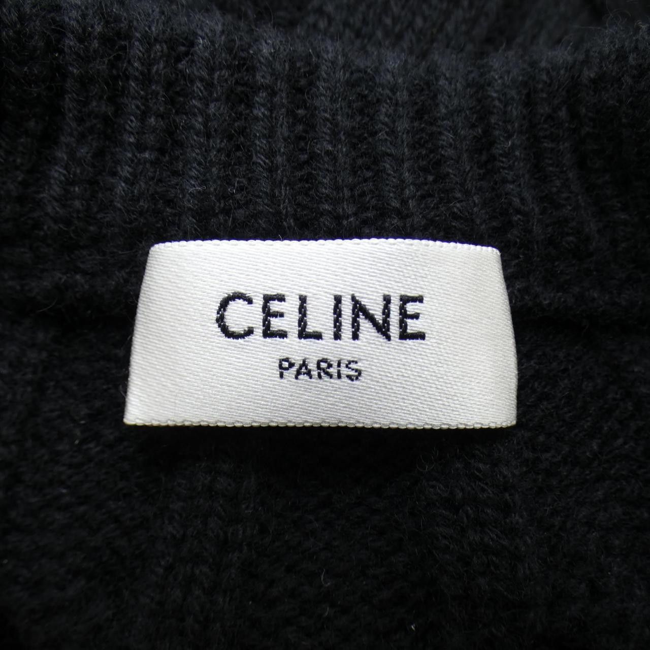 Celine Celine CELINE Triomphe Sweater Cashmere Knit Textile Tops 2AD4G362W DUTY FREE for USA Size ONE SIZE - 4 Thumbnail