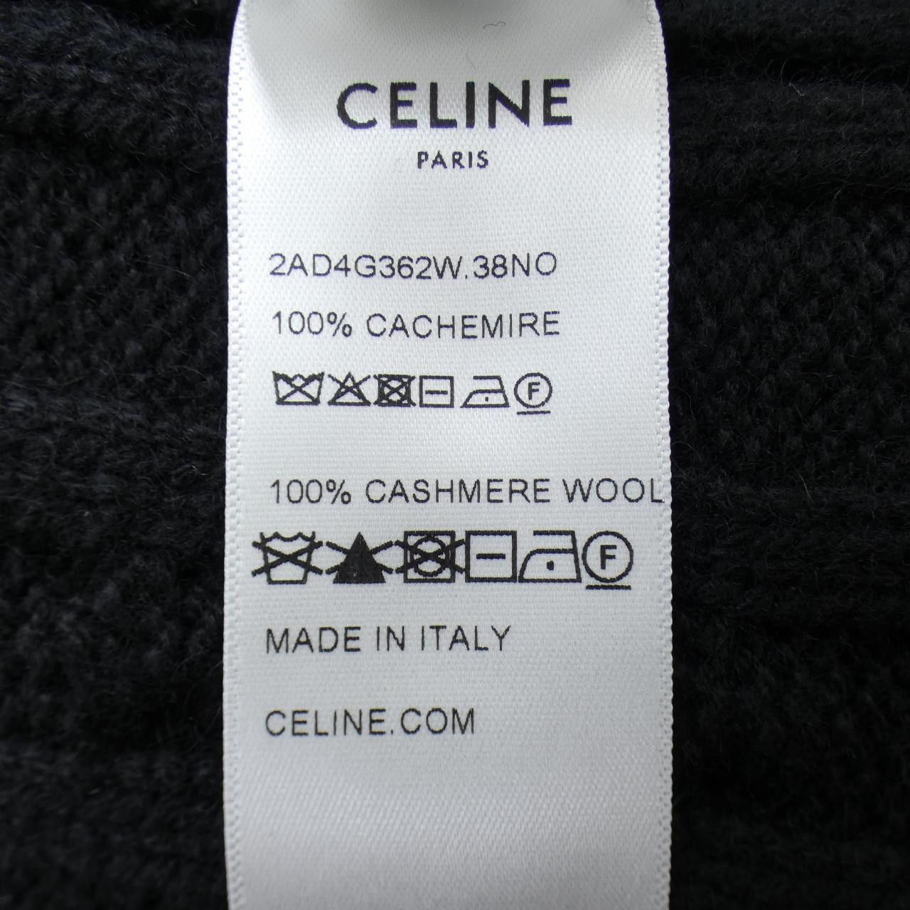 Celine Celine CELINE Triomphe Sweater Cashmere Knit Textile Tops 2AD4G362W DUTY FREE for USA Size ONE SIZE - 3 Thumbnail